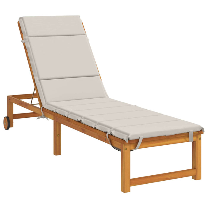 Perna pentru Șezlong GEMERT 100% Polyester Alb 200 x 50 x 3 cm - WALTI WALTI