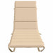 Perna pentru Șezlong GEMERT 100% Polyester Crem 200 x 50 x 3 cm - WALTI WALTI
