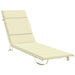 Perna pentru Șezlong GEMERT 100% Polyester Crem 200 x 50 x 3 cm - WALTI WALTI