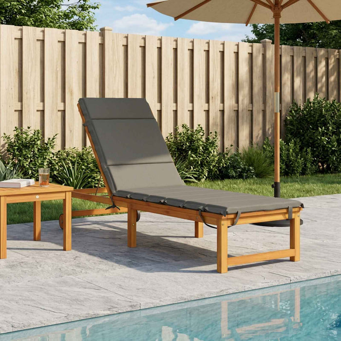 Perna pentru Șezlong GEMERT 100% Polyester Gri 200 x 50 x 3 cm WALTI