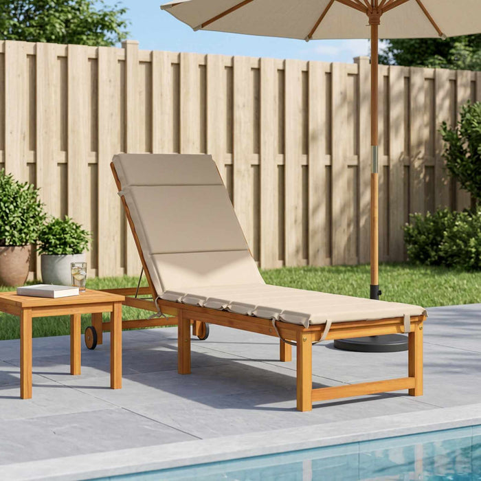 Perna pentru Șezlong GEMERT 100% Polyester Crem 200 x 50 x 3 cm - WALTI WALTI