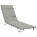 Perna pentru Șezlong GEMERT 100% Polyester Gri 200 x 55 x 3 cm - WALTI WALTI