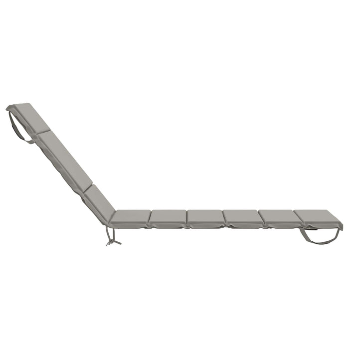 Perna pentru Șezlong GEMERT 100% Polyester Gri 200 x 55 x 3 cm - WALTI WALTI