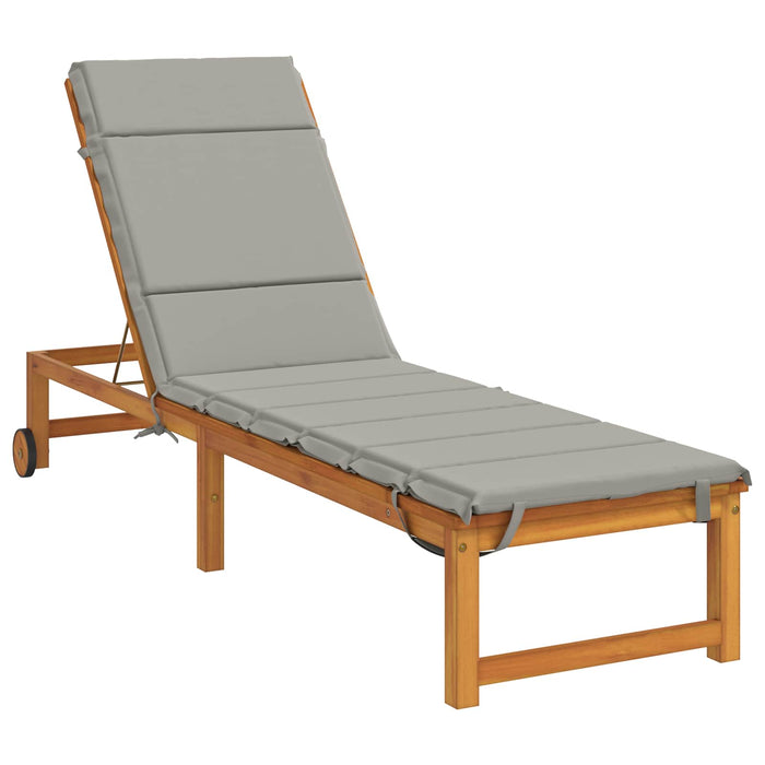 Perna pentru Șezlong GEMERT 100% Polyester Gri 200 x 60 x 3 cm WALTI