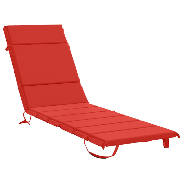 Perna pentru Șezlong GEMERT 100% Polyester Roșu 200 x 60 x 3 cm WALTI