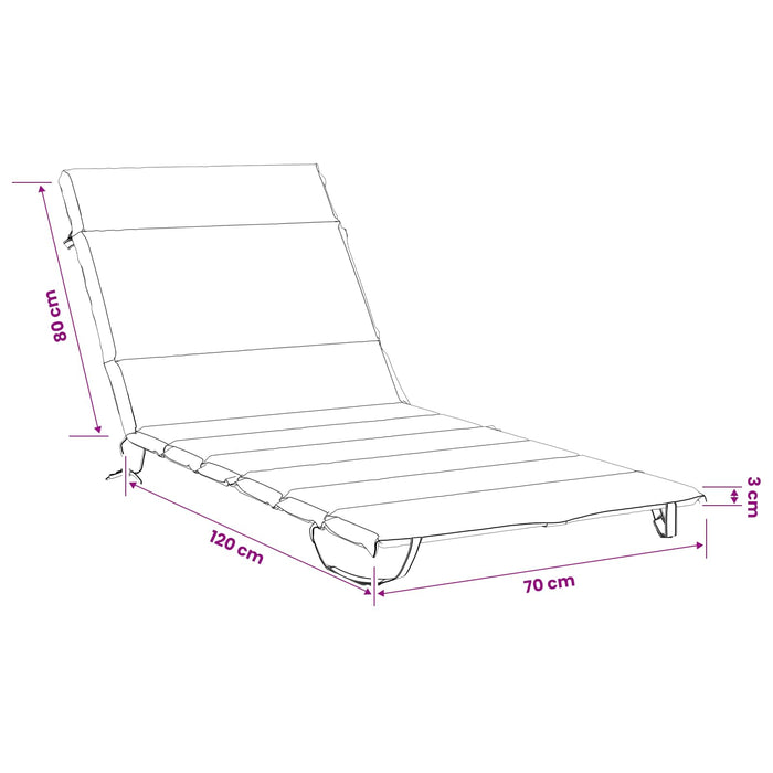 Perna pentru Șezlong GEMERT 100% Polyester Verde strălucitor. WALTI
