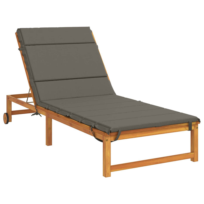 Perna pentru Șezlong GEMERT 100% Polyester Gri 200 x 80 x 3 cm WALTI