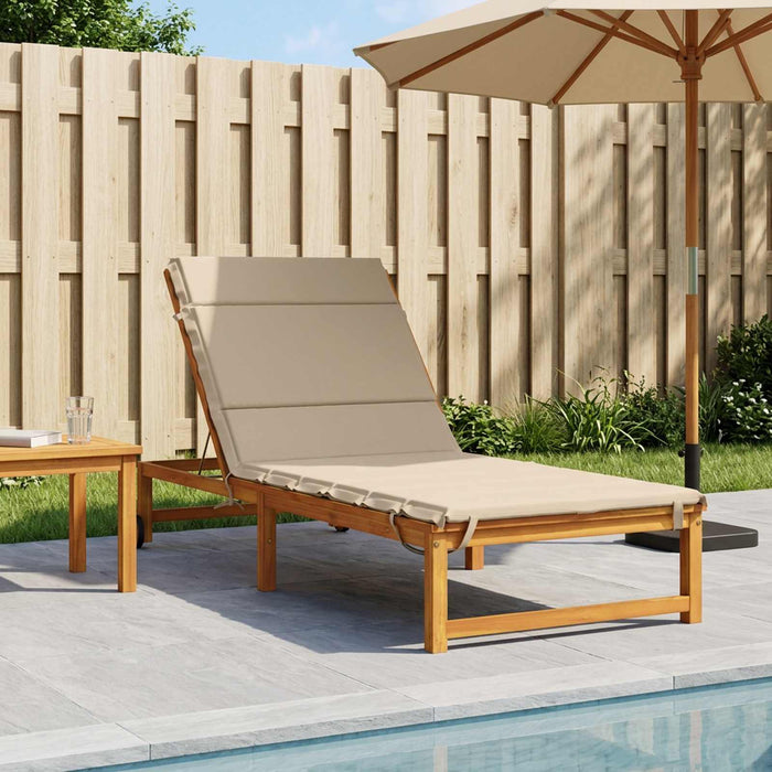Perna pentru Șezlong GEMERT 100% Polyester Crem 200 x 90 x 3 cm WALTI