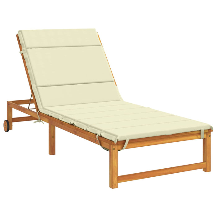 Perna pentru Șezlong GEMERT 100% Polyester Crem 200 x 80 x 3 cm WALTI