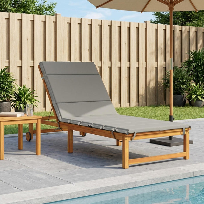 Perna pentru Șezlong GEMERT 100% Polyester Gri 200 x 80 x 3 cm WALTI