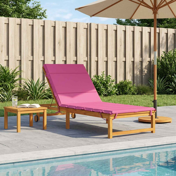 Perna pentru Șezlong GEMERT 100% Polyester Roz 200 x 70 x 3 cm WALTI