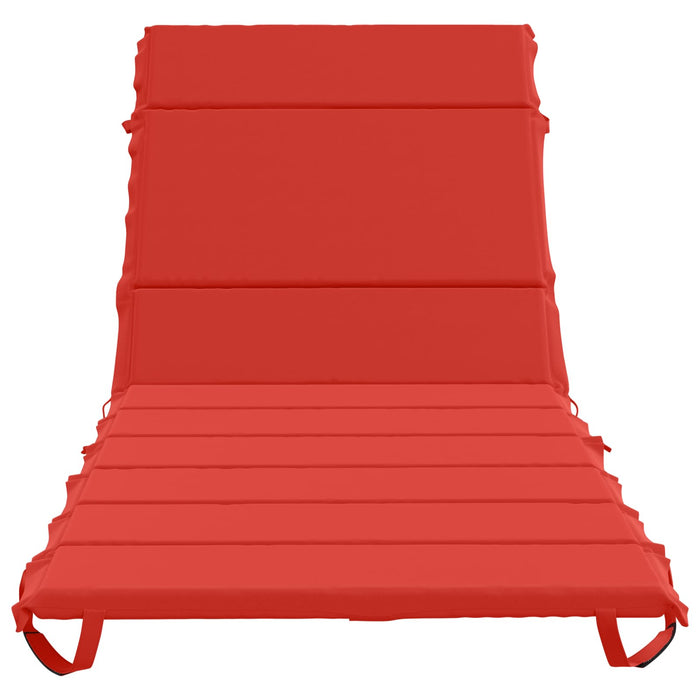 Perna pentru Șezlong GEMERT 100% Polyester Roșu 200 x 80 x 3 cm WALTI