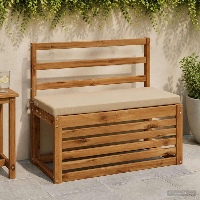 Perna pentru bancă SOEST 100% Polyester Nisipiu 80 x 40 x 5 cm WALTI