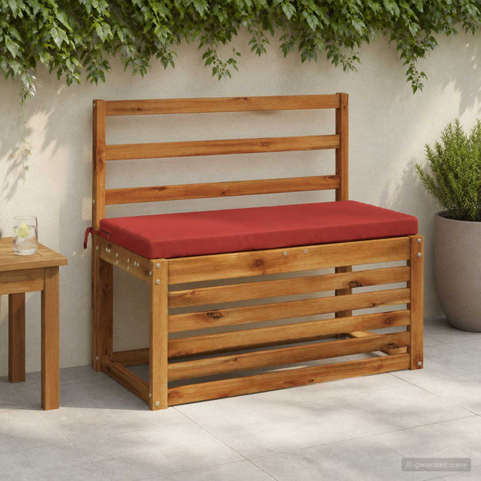 Perna pentru bancă SOEST 100% Polyester Roșu 60 x 40 x 5 cm WALTI