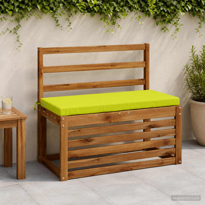 Perna pentru bancă SOEST 100% Polyester Verde strălucitor. WALTI