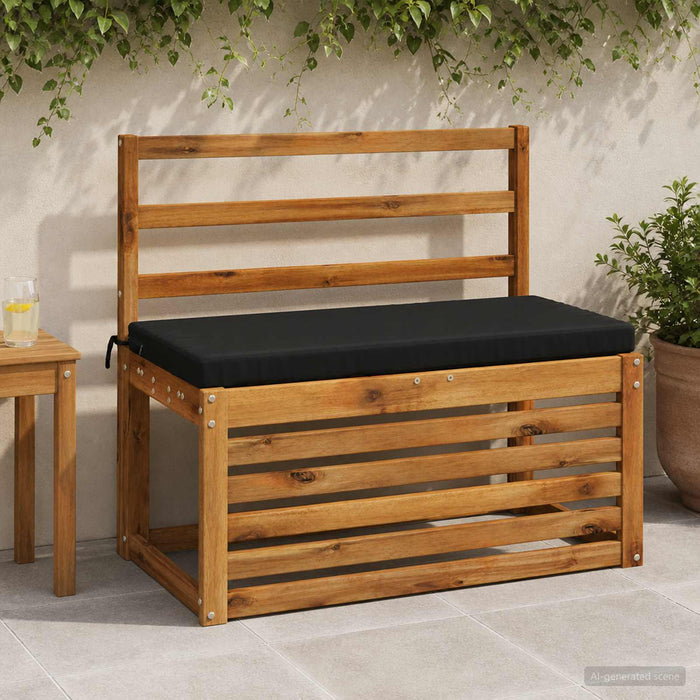 Perna pentru bancă SOEST 100% Polyester Negru 60 x 40 x 5 cm WALTI