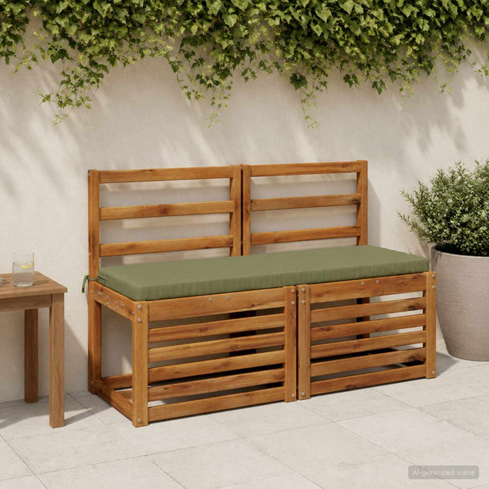 Perna pentru bancă SOEST 100% Polyester Verde măsliniu WALTI