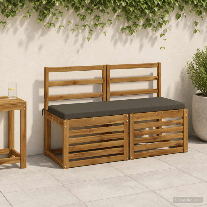 Perna pentru bancă SOEST 100% Polyester Antracit WALTI