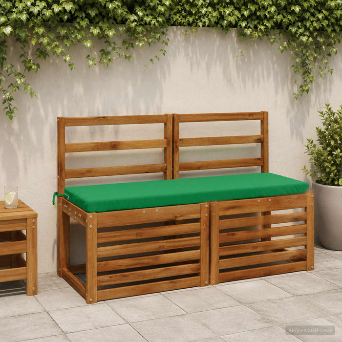 Perna pentru bancă SOEST 100% Polyester Verde 110 x 40 x 5 cm WALTI