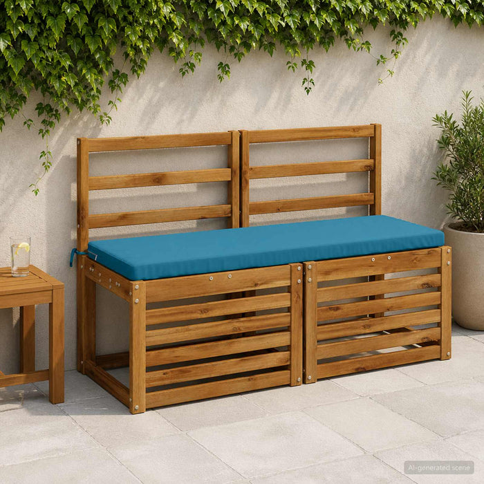 Perna pentru bancă SOEST 100% Polyester Albastru deschis WALTI