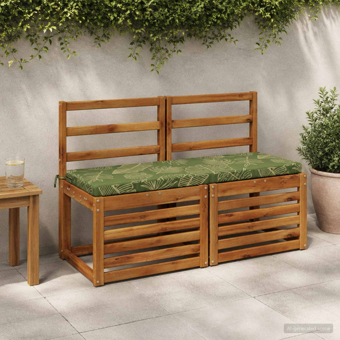 Perna pentru bancă SOEST 100% Polyester Design cu frunze WALTI