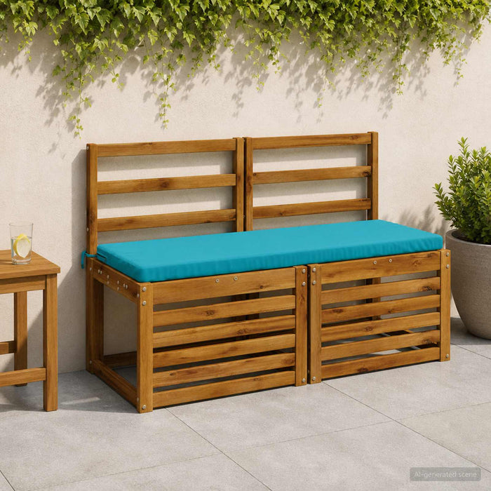Perna pentru bancă SOEST 100% Polyester Turcoaz 100 x 40 x 5 cm WALTI
