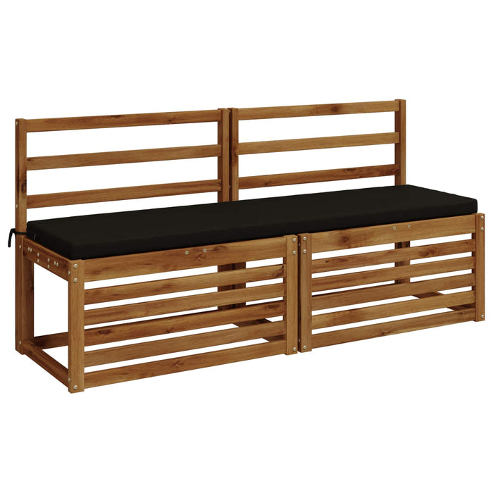 Perne pentru bancă 2 bucăți SOEST 2 buc. 100% Polyester Negru WALTI
