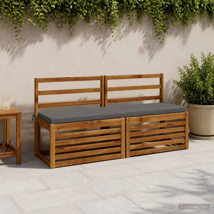 Perna pentru bancă SOEST 100% Polyester Gri 160 x 40 x 5 cm WALTI