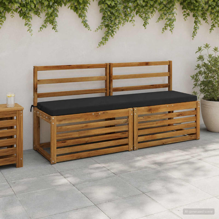 Perna pentru bancă SOEST 100% Polyester Negru 140 x 40 x 5 cm WALTI