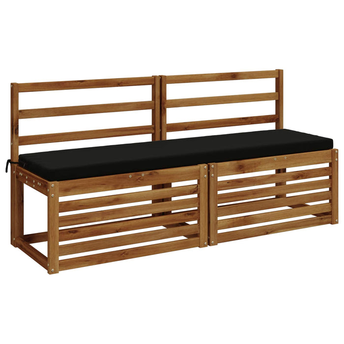 Perne pentru bancă 2 bucăți SOEST 2 buc. 100% Polyester Negru WALTI