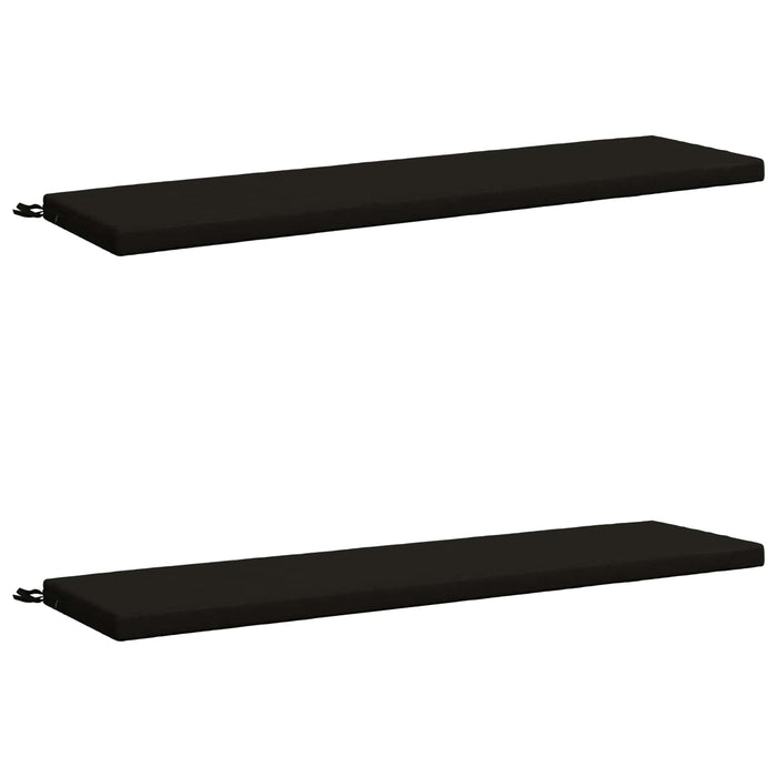Perne pentru bancă 2 bucăți SOEST 2 buc. 100% Polyester Negru WALTI