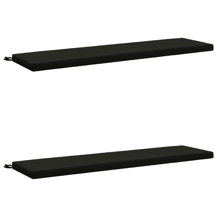 Perne pentru bancă 2 bucăți SOEST 2 buc. 100% Polyester Negru WALTI