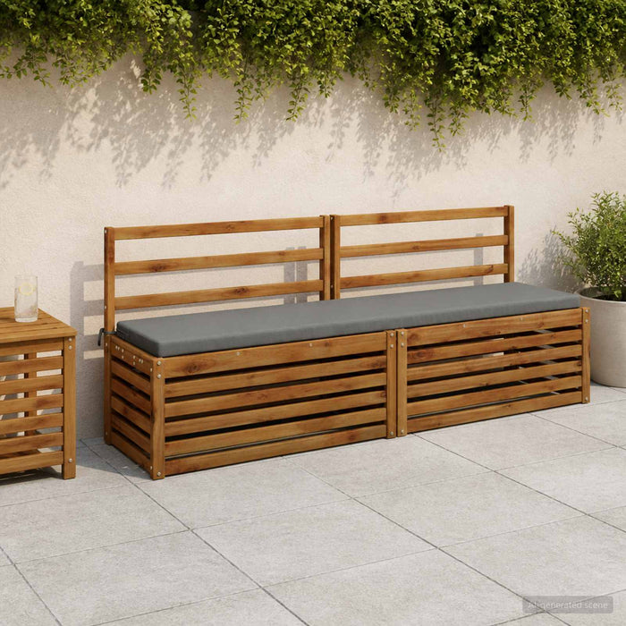 Perna pentru bancă SOEST 100% Polyester Gri 180 x 40 x 5 cm WALTI