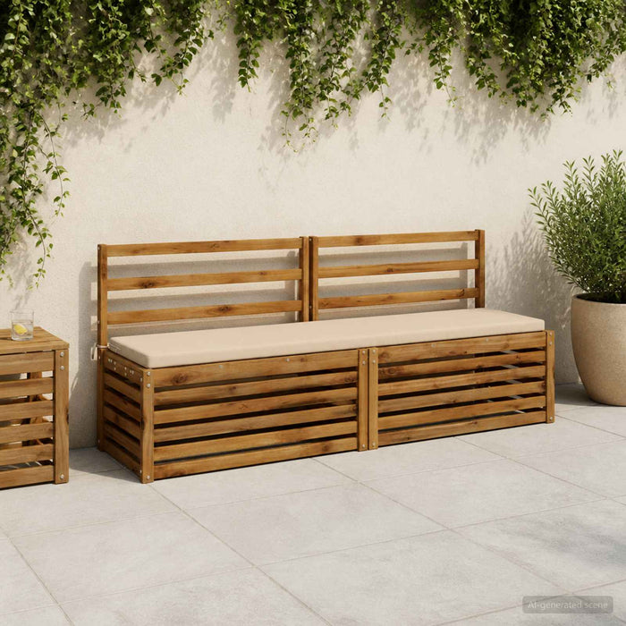 Perna pentru bancă SOEST 100% Polyester Crem 200 x 40 x 5 cm WALTI