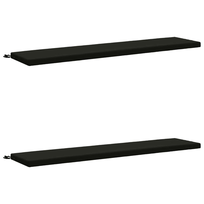 Perne pentru bancă 2 bucăți SOEST 2 buc. 100% Polyester Negru WALTI