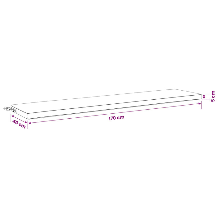 Perne pentru bancă 2 bucăți SOEST 2 buc. 100% Polyester WALTI