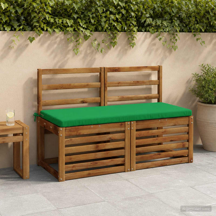 Perna pentru bancă SOEST 100% Polyester Verde 110 x 50 x 5 cm WALTI