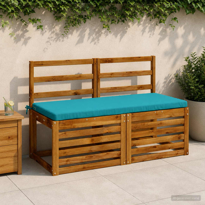 Perna pentru bancă SOEST 100% Polyester Turcoaz 110 x 50 x 5 cm WALTI