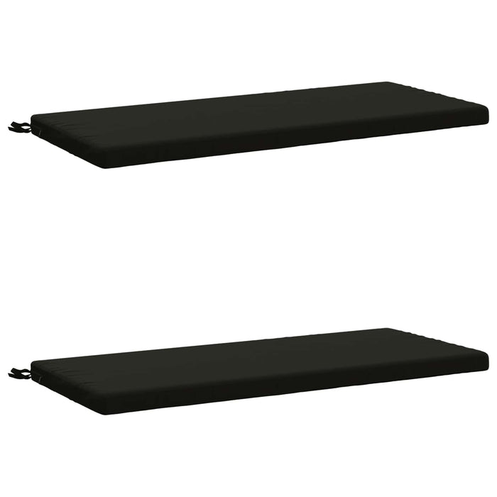 Perne pentru bancă 2 bucăți SOEST 2 buc. 100% Polyester Negru WALTI