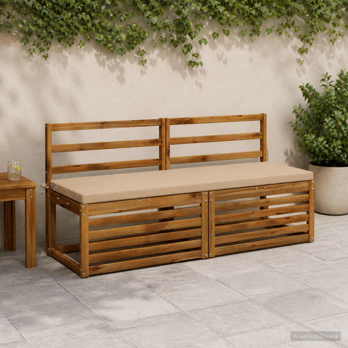 Perna pentru bancă SOEST 100% Polyester Nisipiu 140 x 50 x 5 cm WALTI