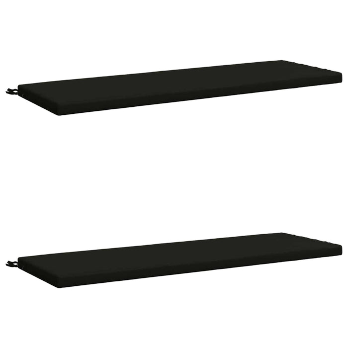 Perne pentru bancă 2 bucăți SOEST 2 buc. 100% Polyester Negru WALTI
