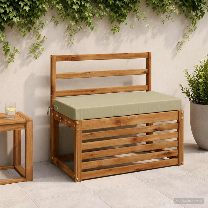 Perna pentru bancă SOEST 100% Polyester Verde deschis WALTI