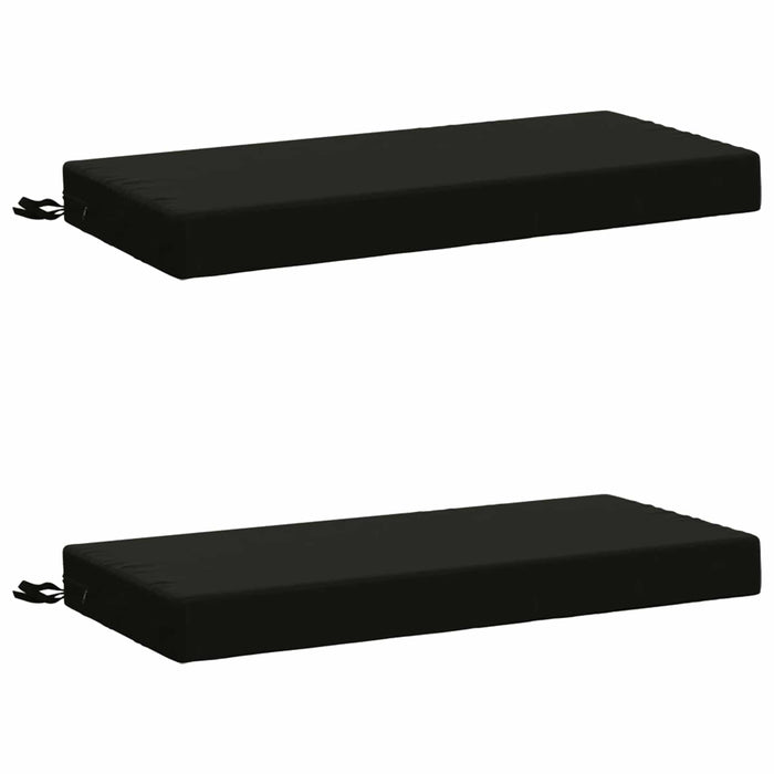 Perne pentru bancă 2 bucăți SOEST 2 buc. 100% Polyester Negru WALTI