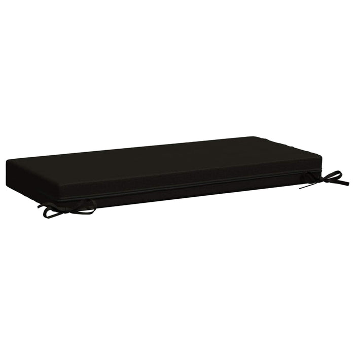Perna pentru bancă SOEST 100% Polyester Negru 80 x 40 x 8 cm WALTI