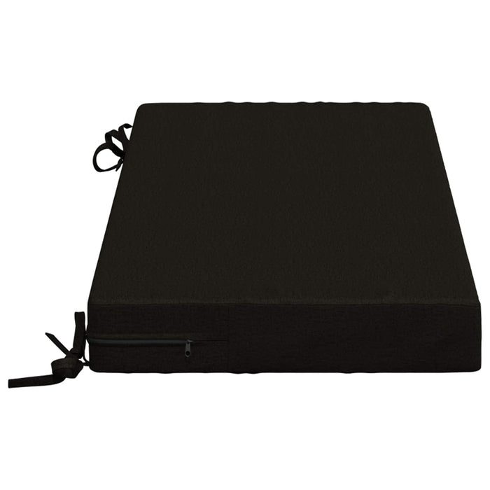 Perna pentru bancă SOEST 100% Polyester Negru 80 x 40 x 8 cm WALTI