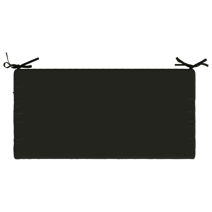 Perna pentru bancă SOEST 100% Polyester Negru 80 x 40 x 8 cm WALTI