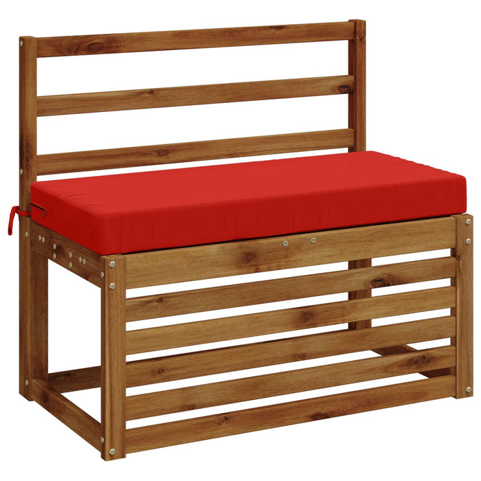 Perna pentru bancă SOEST 100% Polyester Roșu 80 x 40 x 8 cm WALTI