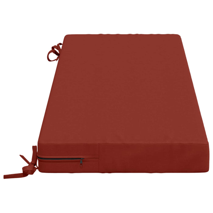 Perna pentru bancă SOEST 100% Polyester Roșu 100 x 40 x 8 cm WALTI