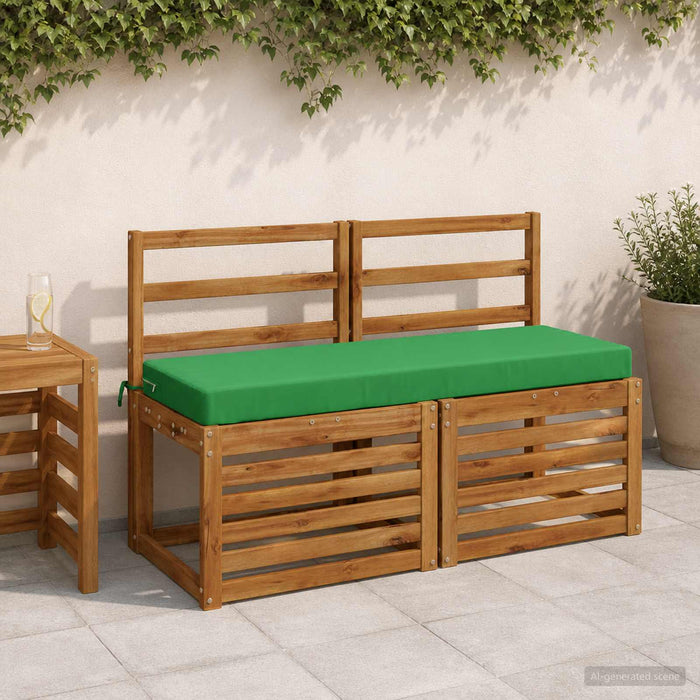 Perna pentru bancă SOEST 100% Polyester Verde 100 x 40 x 8 cm WALTI
