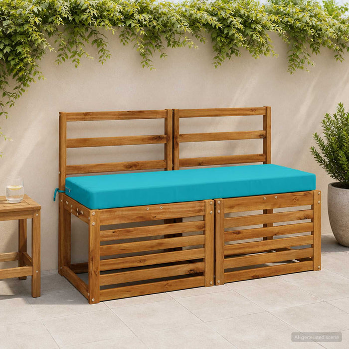 Perna pentru bancă SOEST 100% Polyester Turcoaz 100 x 40 x 8 cm WALTI